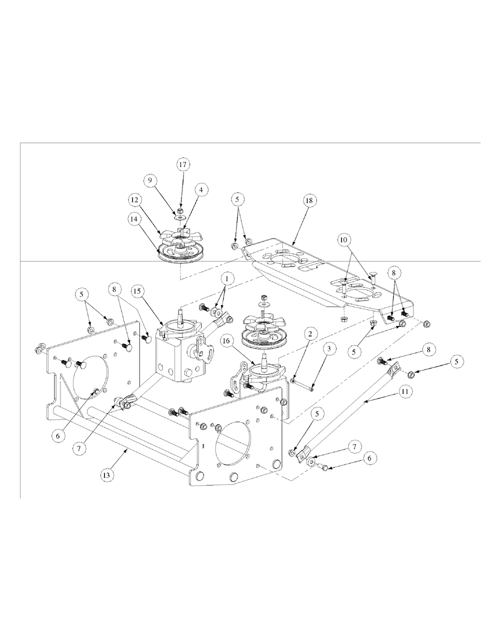 Drive Assembly Diagram and Parts List for M54-HN 53CB5ETW750-24HP-OHV Cub Cadet Lawn Tractor